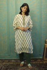 Chanderi Printed Floral Cotton Kurta Set – Subtle Luxury, Everyday Elegance